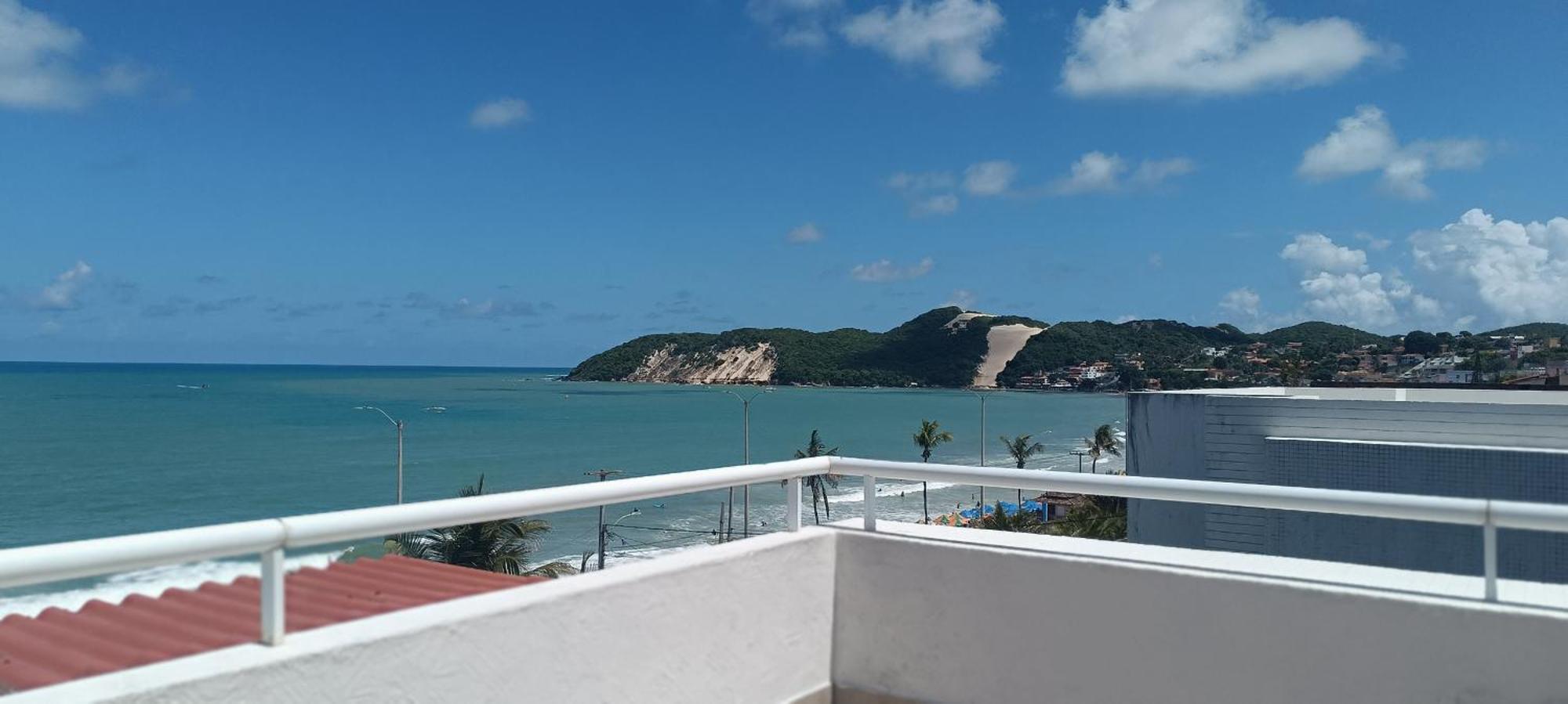נטאל Edy Hospedagens Beira-Mar Flat 310 Com Vista Para O Morro Do Careca, Piscina E Localizacao Privilegiada מראה חיצוני תמונה