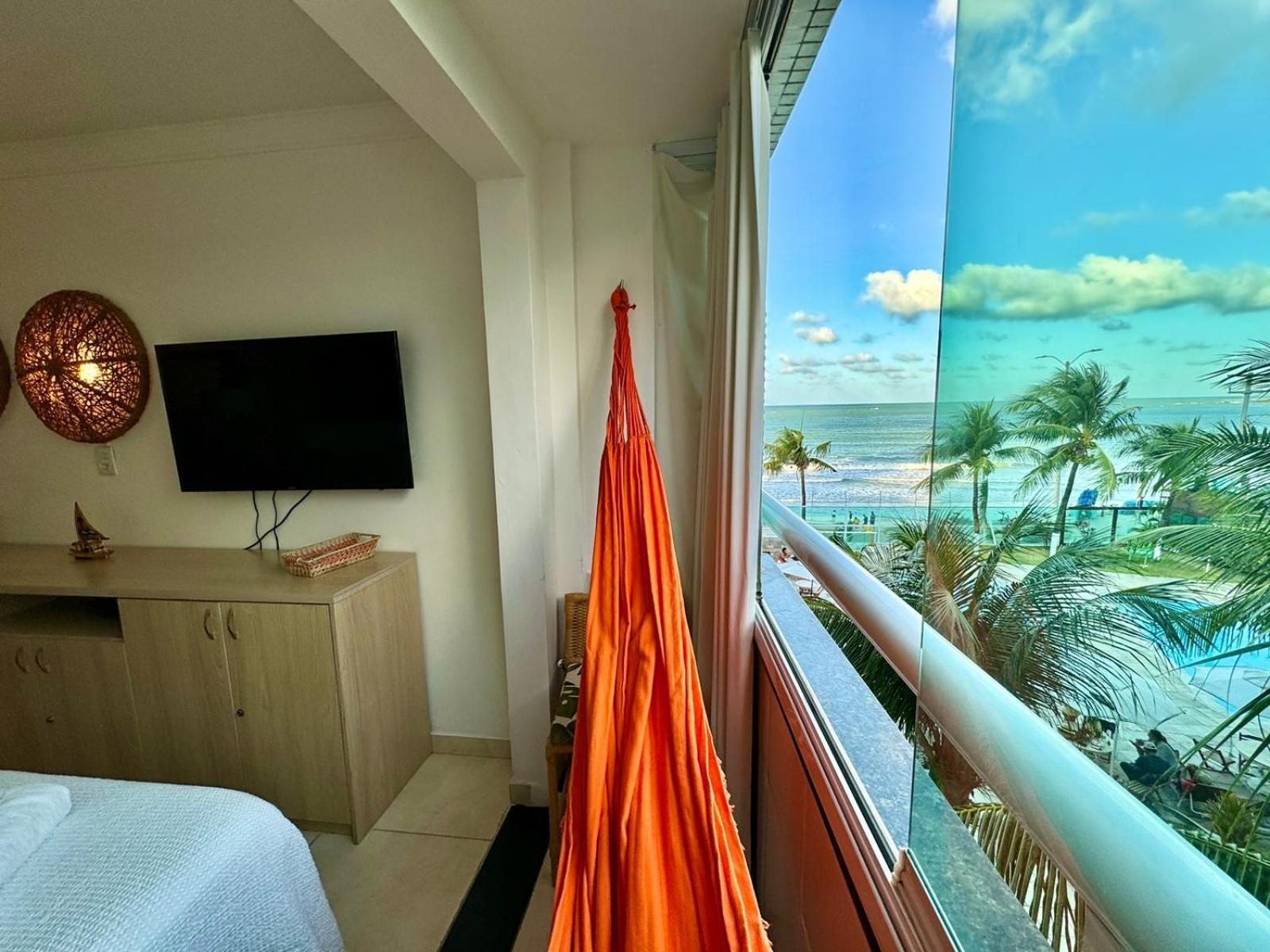 נטאל Edy Hospedagens Beira-Mar Flat 310 Com Vista Para O Morro Do Careca, Piscina E Localizacao Privilegiada מראה חיצוני תמונה